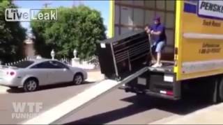 Ignorant Plonker Unloading His Toolbox FAIL!