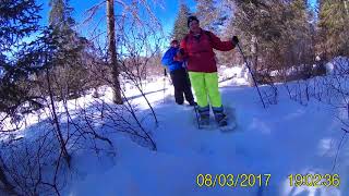 Wealthy Lakes Snowshoe part 1