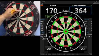 #darts  #videos #video 1x#180 80er Ave 2xSL    gutes Spiel gegen den DartsScorer