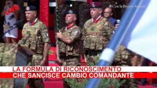 BRIGATA SASSARI: COL. MATARRESE 59° COMANDANTE, FORMULA RICONOSCIMENTO