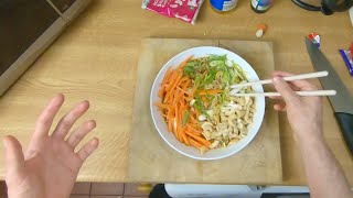 10-minute ramen bowl | Microwave + vegan friendly