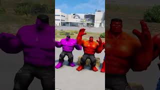 GTA V : RANDOM RED HULK VS RED BABY SUPERHERO BATTLE 🔥#shorts #viral #gta5 #youtubeshorts