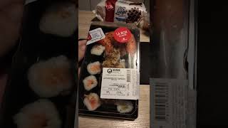 Panier Anti Gaspi Auchan à 5€ #auchan et #antigaspi suchi Leclerc a 6€90 #suchi