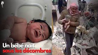 Un bébé naît sous les décombres du tremblement de terre en Syrie  #shorts    #المغرب   #short #maroc