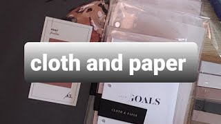 Happy mail from Cloth and Paper