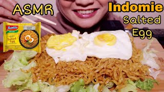 Indomie SALTED EGG | ASMR Eating Sounds