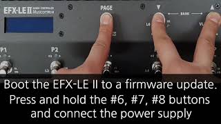 EFX-LEII - Firmware Update