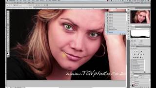 Portrait Retouching Illustration