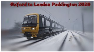 TSW 2020 | Oxford to London Paddington - First Train Journey In 2020 & Its A Blizzard!