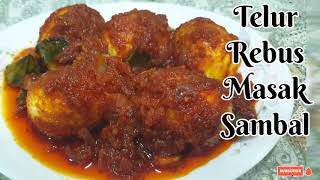 Resepi Telur Rebus Masak Sambal