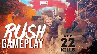 M 19 Rush Squad Game Play With 22 Kills Livik PUBG Mobile