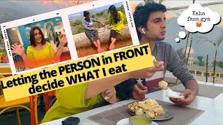 Person in front of us decide what we eat for 24 hours|| Dharamshala Food Challenge