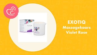 Exotiq Massagekaars Violet Rose - Review | EasyToys