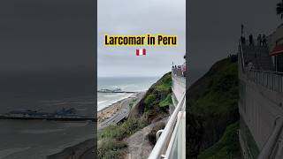 Visiting the famous larcomar in Peru #travel #adventure #shorts #morelife #peru