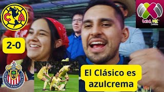 CLÁSICO TRIUNFO EN EL AZTECA | Reacciones América 2-0 Chivas | Liga MX Femenil