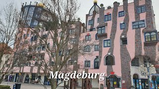 4K Magdeburg,  Germany Walking tour 2