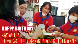 | 25 TAHUN KB/TK SANTO YOSEPH METLAND MENTENG JAKARTA | Dirayakan di Panti Werdha Kasih Sayang |