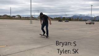 Bryan vs Tylor Skate!!