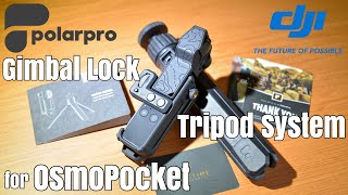 【PolarPro Trypodsystem Gimbal Lock】Dji OsmoPocket用三脚マウントキット/ジンバルロックカバーのセットが凄く良い！