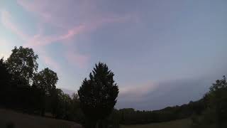 Nice summer sunset timelapse in France