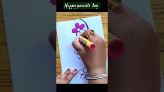 parents day card making #shorts #parentsday #hanmadecards #trending #viralshorts