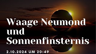 Waage Neumond ~ Innere Balance statt Projektion auf das Du