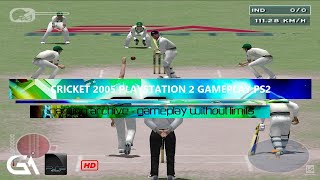 Cricket 2005 Gameplay - Playstation 2 Gaming PS2 Gaming Retro Gaming Cricket Gameplay Cricket Gaming