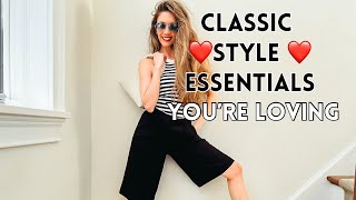 Bestselling Summer Wardrobe Essentials |Classic Style Over 40