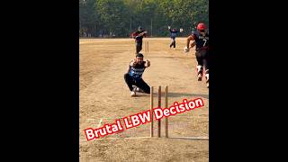 Brutal LBW Decision By Umpire | LBW Appeal In Cricket