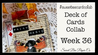 Week 36 Collage Collab | Deck of Cards Collab Weekly Project | Collage Challenge #sweetbeecardcollab