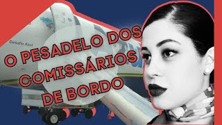 DO QUE OS COMISSÁRIOS DE BORDO TEM MAIS MEDO???? | Não Perturbe!