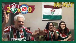 FAMÍLIA TRICOLOR REAGE À 2 FLUMINENSE X 0 ARGENTINOS JUNIORS - LIBERTADORES 2023