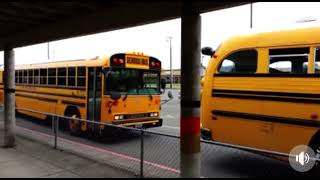 Buses Leaving Orting Primary on the Last Day of School (2014)