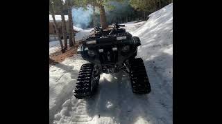 Grizzly 700 on Snow Tracks