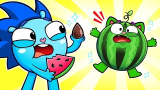 I Ate a Watermelon Seed! Growing A Fruit Inside? 🍉😭by Baby Zoo | Chaka Kids Tunes