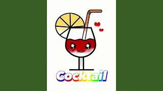 How to Draw Cute 🍸COCKTAIL🍸Step By Step, Draw Cute Inspiration for kids#cute #drawing #youtuber #art