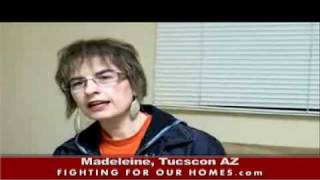 Madeleine fights foreclosure in Tuscon AZ