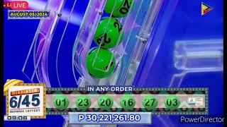 PCSO 9:00 PM DRAW - AUGUST 05, 2024 LOTTO RESULTS