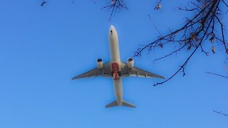 Emirates Boeing 777-300(ER) takeoff from Düsseldorf [HD]