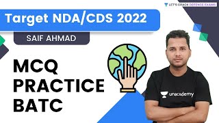 MCQ practice batch | For all Defence exam | Mohammad Saif Ahamad | Let's Crack Defence Exams