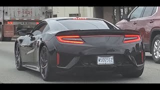 2021 Acura NSX Driving on Highway