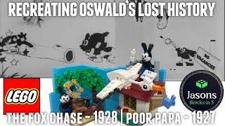 Recreating Oswald the Lucky Rabbit’s Lost History in Lego Part 6 - The Fox Chase and Poor Papa