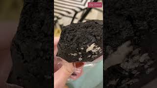 ASMR Unboxing Blackout Brownies by Maison Feerie #mukbang #asmr