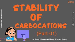 Stability of Carbocation || GOC || electron displacement effect || JEE Main || Advanced  || AIIMS