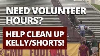 Volunteer to clean up Kelly/Shorts!