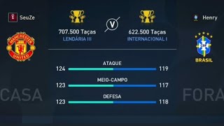 X1 com meu amigo no FIFA mobile