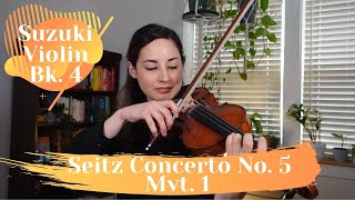 Concerto No. 5 in D Major, Op. 22, Mvt 1 by F. Seitz | Suzuki Violin Vol. 4