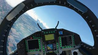 Microsoft Flight Simulator 2021 new update runs well  eurofighter landing