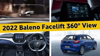 2022 Maruti Baleno 360° camera view। maruti suzuki baleno 2022। new baleno 2022 model। UMU