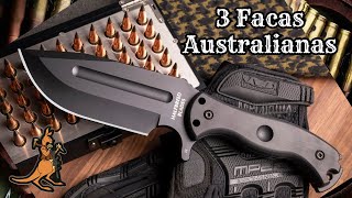 3 Facas Australianas - HALFBREED BLADES.